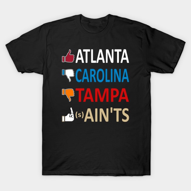 Atlanta Pro Football - Funny Rankings T-Shirt by FFFM